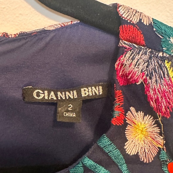 Gianni Bini Embroidered Floral Dress - Multicolor - Picture 3 of 4